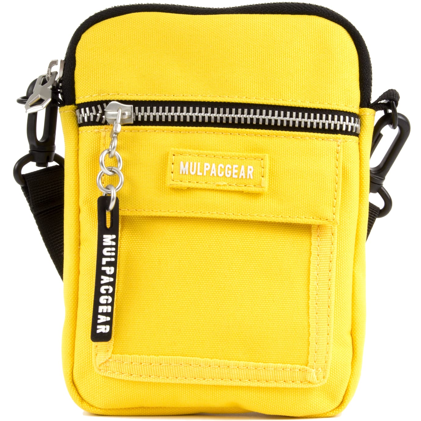 Сумка плечова 1від., 2карм. жовта №ML-001-yellow