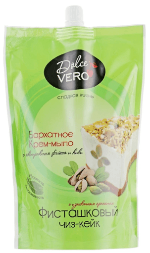 Крем-мило рідке "Dolce Vero" (запаска) Фісташковий чіз-кейк 500мл(16)
