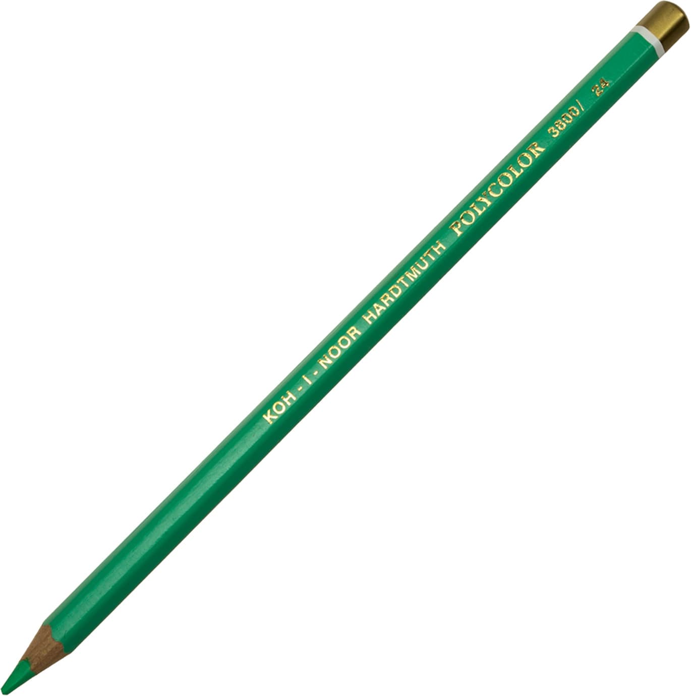 Олівець кольоровий Koh-i-noor Polycolor художній pea green/горошковий зелений (12) №3800/24