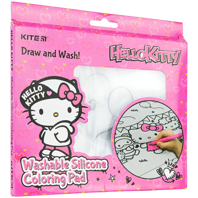 Подкладка раскраска для стола "Kite" силикон.№HK22-424 Hello Kitty (30х40cм)(1)