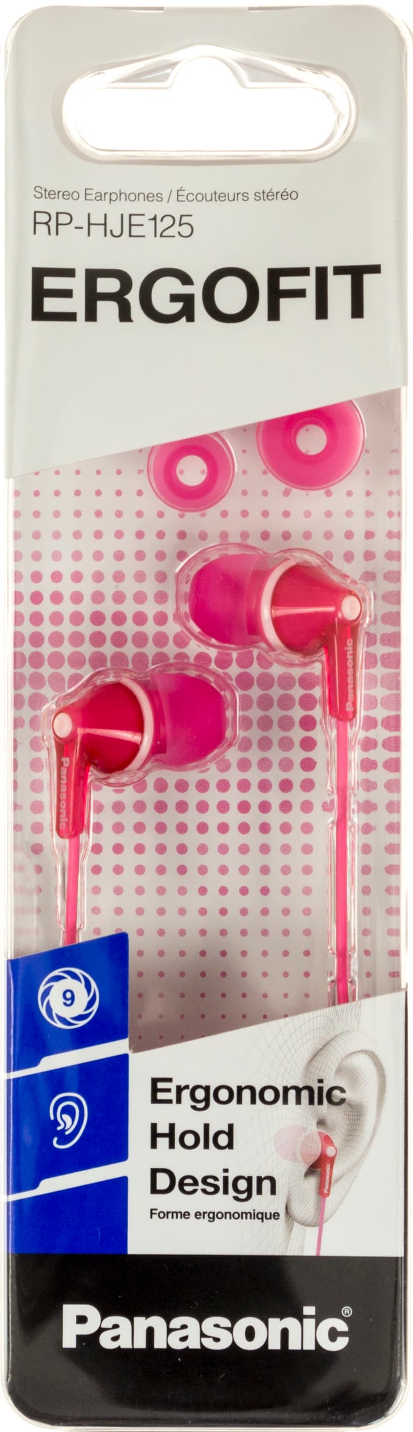 Навушники вакуумні Panasonic RP-HJE125E-P pink(10)