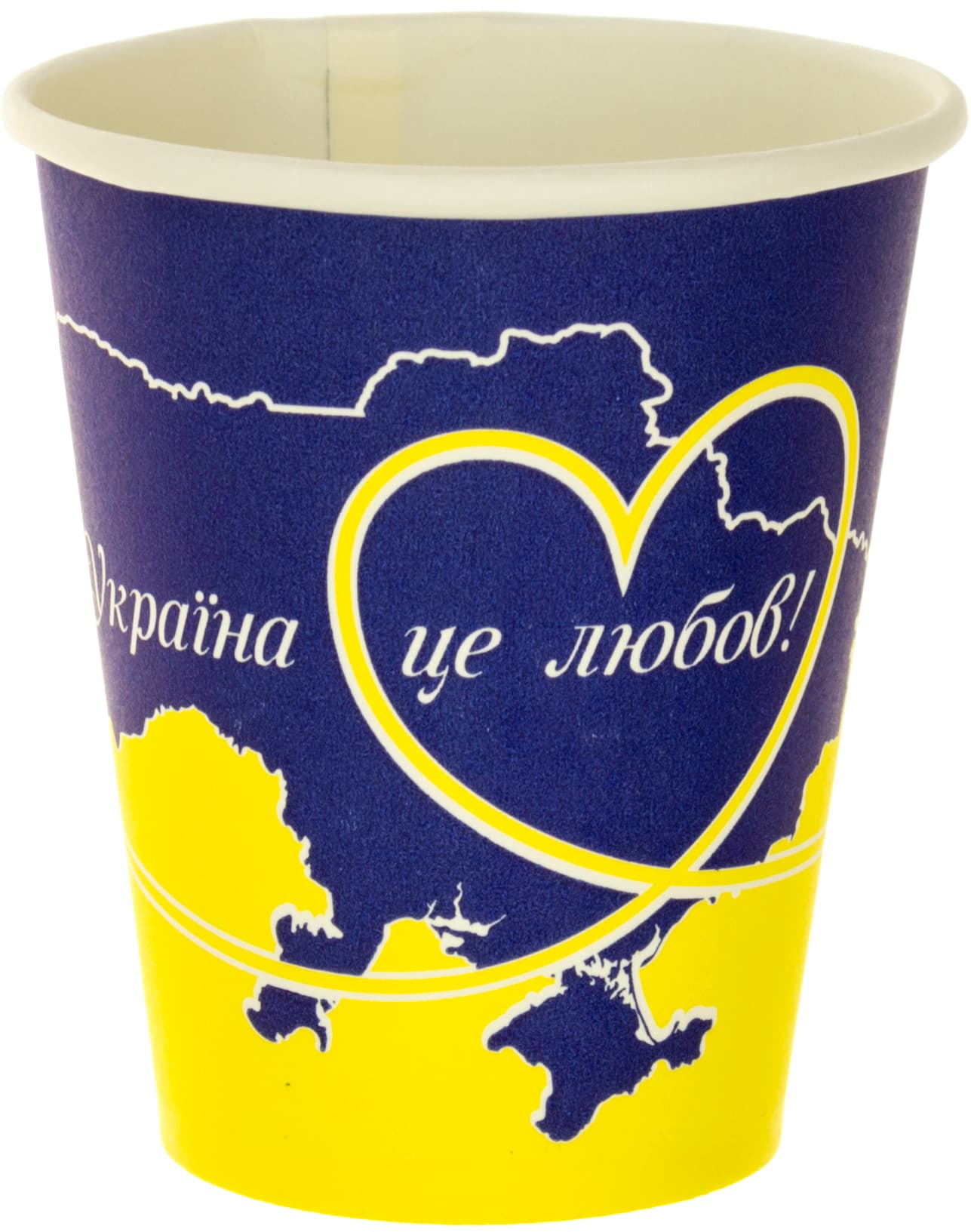 Стакан паперовий 175мл патріот №CUP175PAT/Buroclean/(50)(1000)
