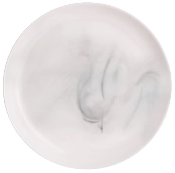 Тарілка десертна скло "Luminarc. Diwali Marbre White" 19см №Q8815/03300(6)(24)