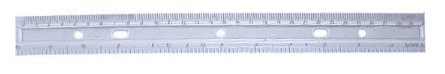 Лінійка пласт. 30см "Economix" прозор. №E81302(24)(1200)