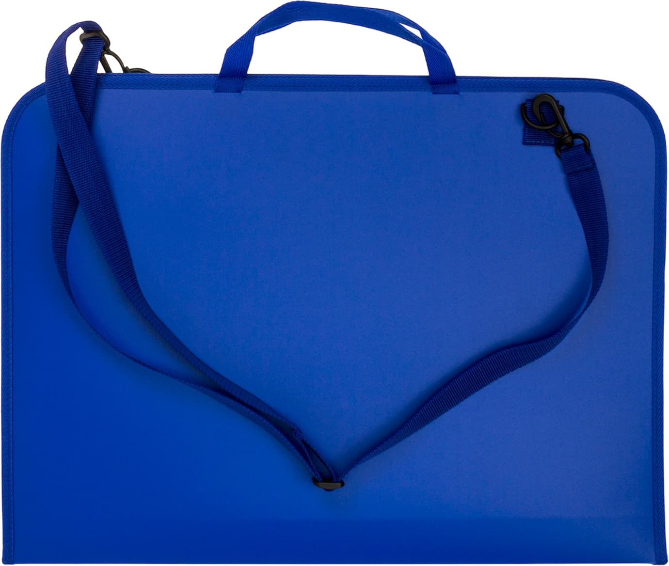 Портфель "CoolForSchool" №CF30005 А3 пласт. на молнии,синий(20)
