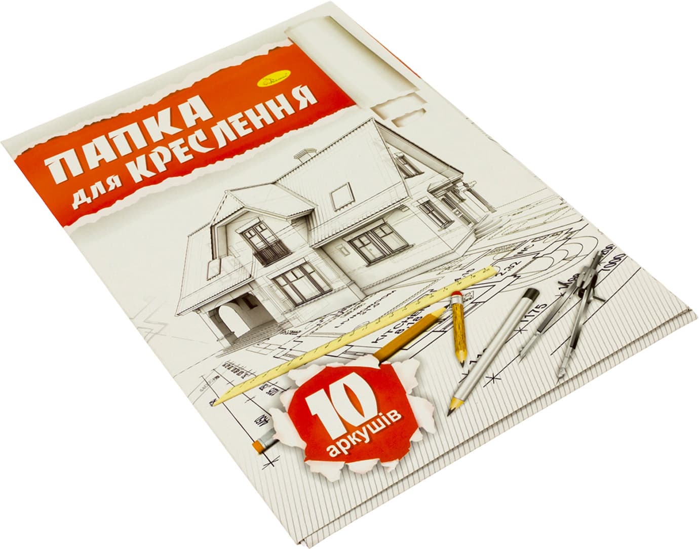 Папка для кресл. А4 (10арк)/ №АП-0601/Апельсин/(20)