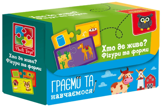Игра "Найди пару. Кто где живёт?На что похоже?" №VT5003-03