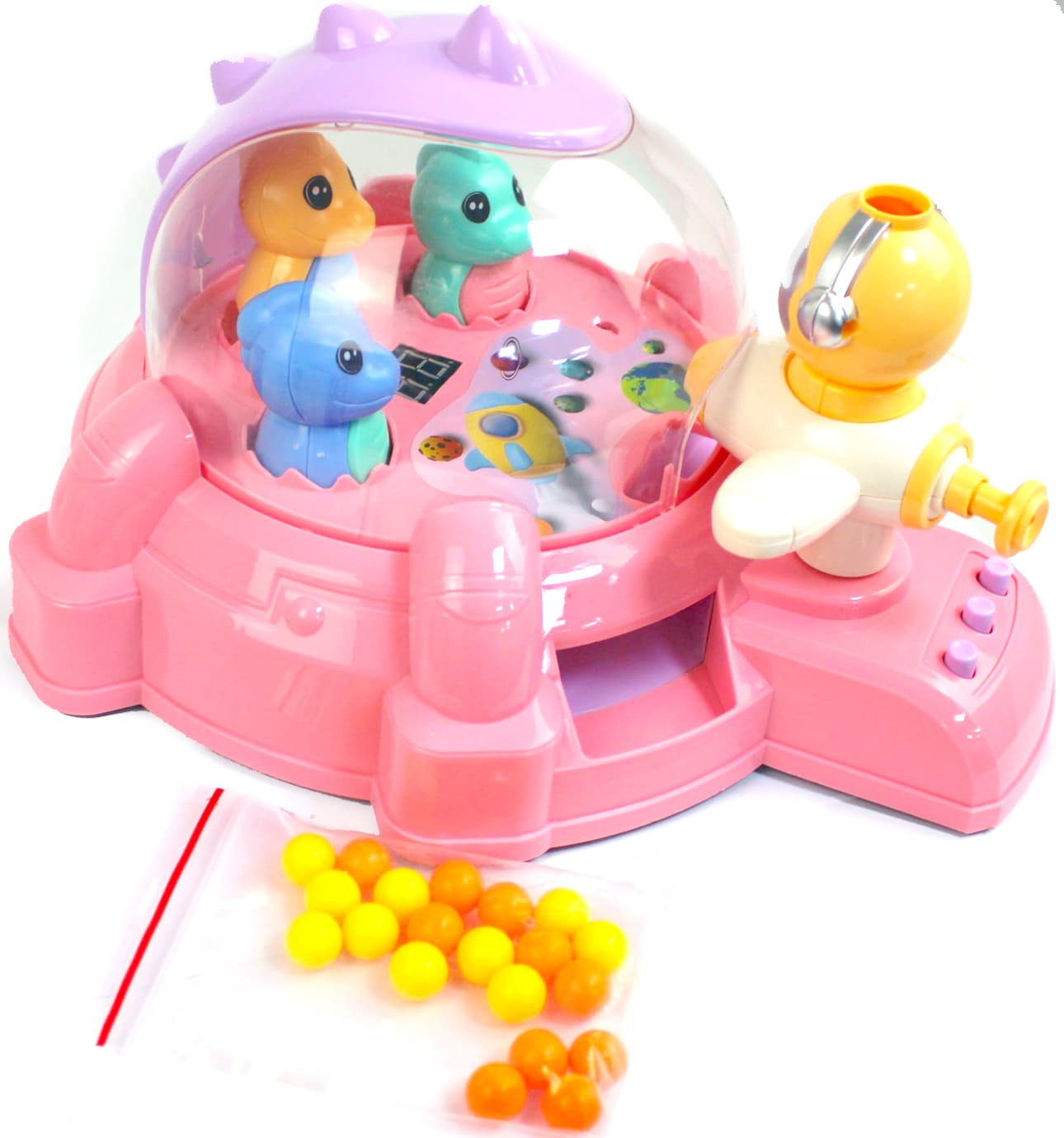 Игрушка муз. 27х22х16см,стреляет шариками,звук,на бат-ке,24,5х25х18,5см №FG240428073Q(24)