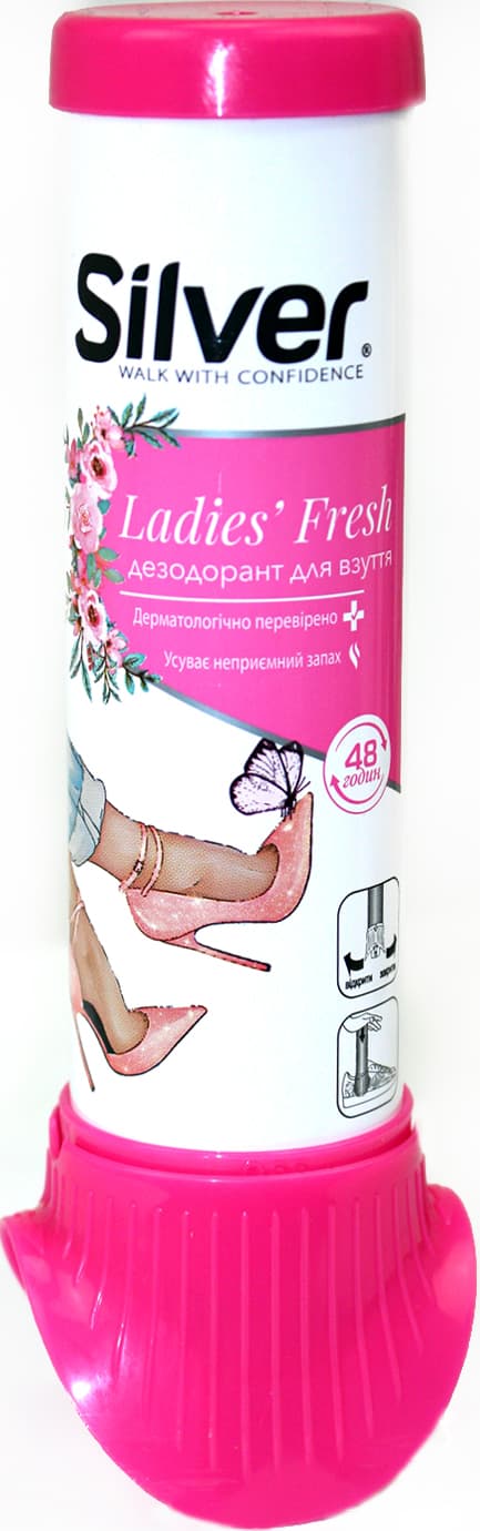 Дезодорант для обувь "Silver" Ladies Shoe 100мл №SD2008(6)(12)