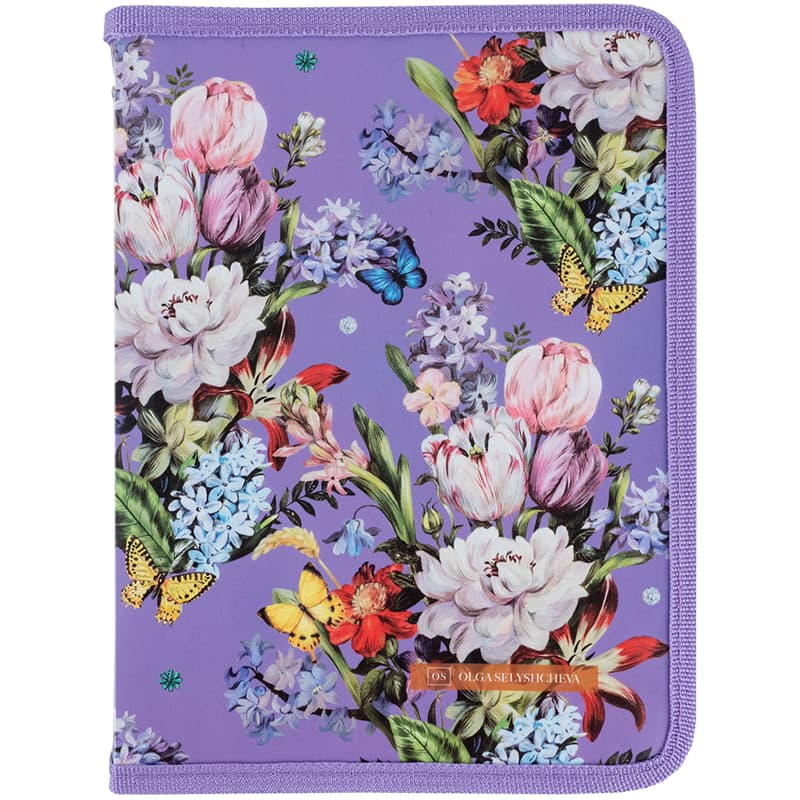 Папка "Axent" А5+ №1805-35-А OS Summer объёмная,на молнии(12)
