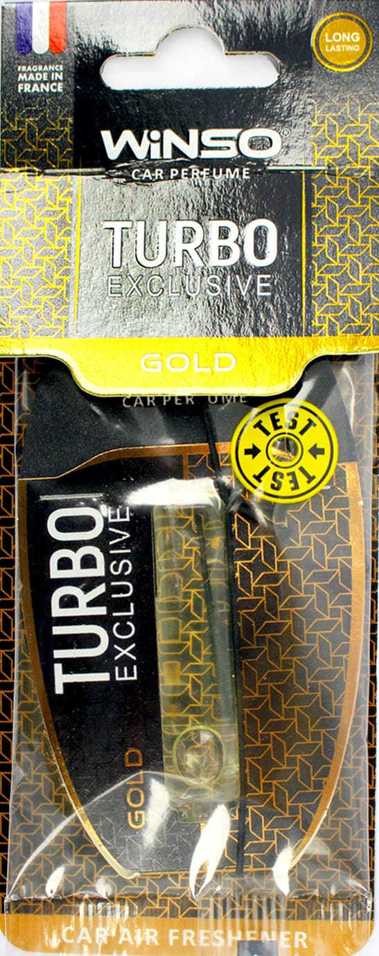 Аромадифузор для авто "Winso" 6мл Turbo Exclusive Gold з капсулою(25)