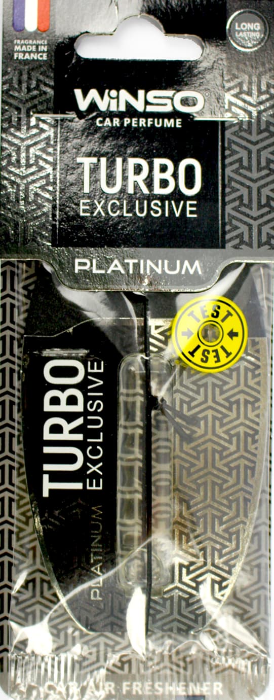 Аромадифузор для авто "Winso" 6мл Turbo Exclusive Platinum з капсулою(25)