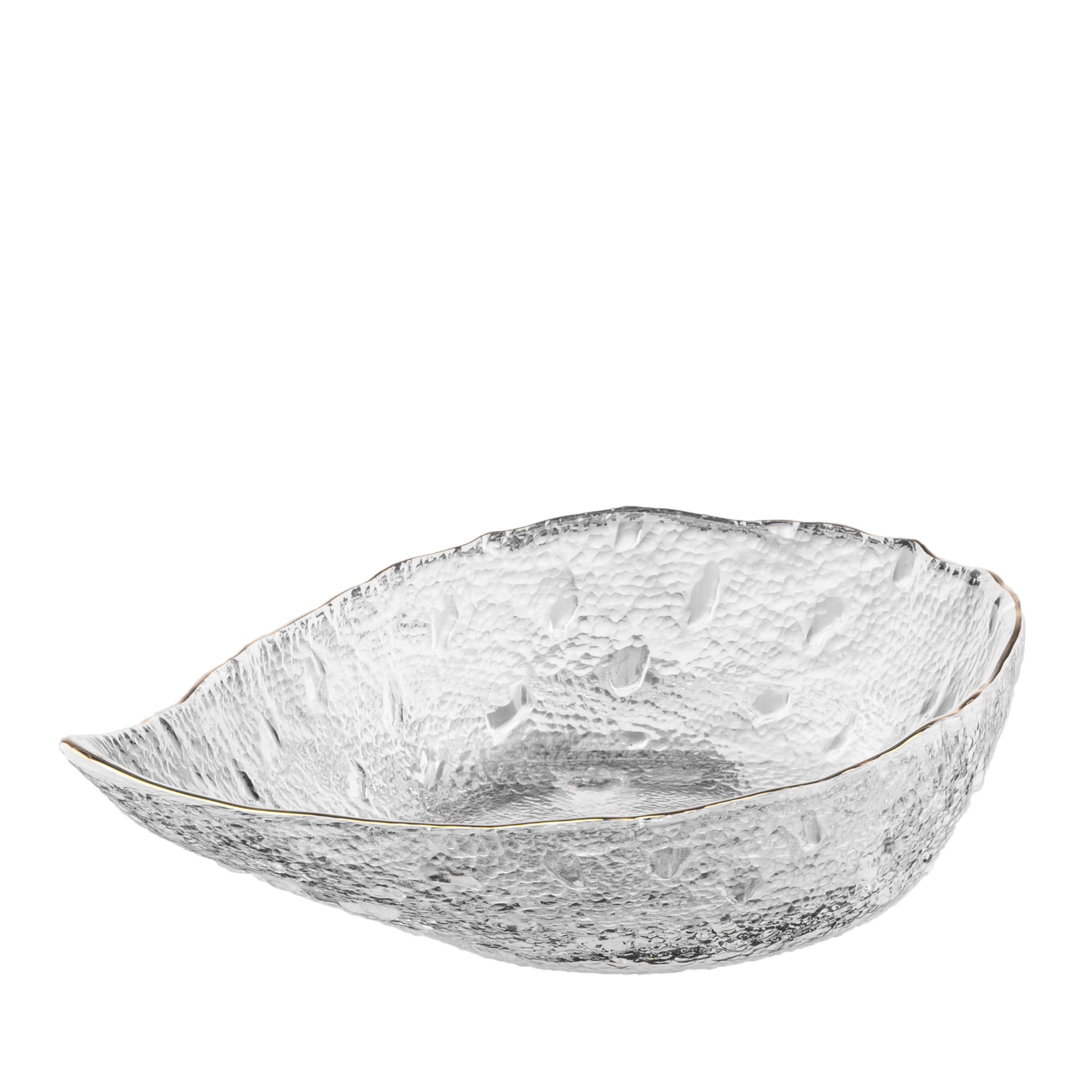 Салатник скло "Ardesto Leaf" 17,5см прозорий №AR5008(24)