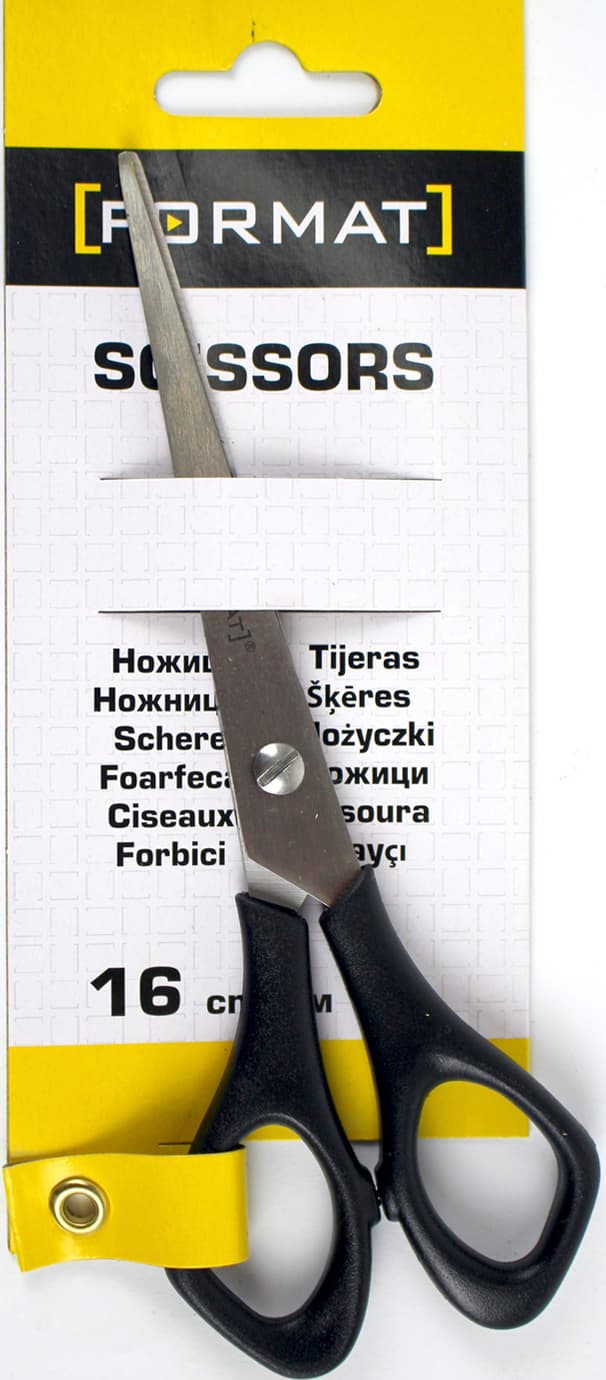Ножницы офисн. "Format" №F47113 16см(12)(144)