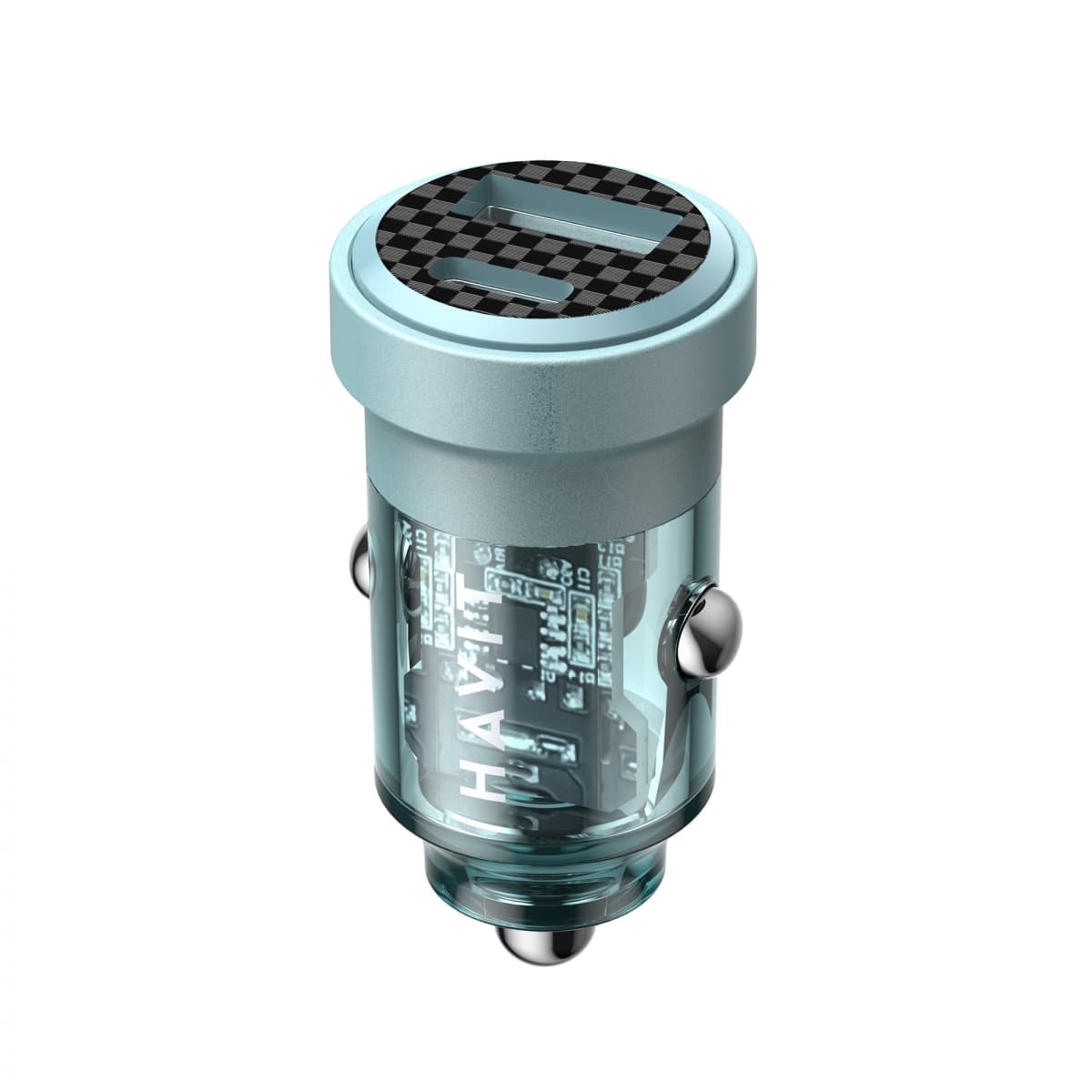 Зарядное устройство авто Havit №HV-CC2016 USB+Type-C 30W быстрая зарядка