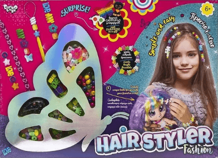Набор креативной творчества "Hair Styler. Fashion" №HS-01-03/DankoToys/(10)