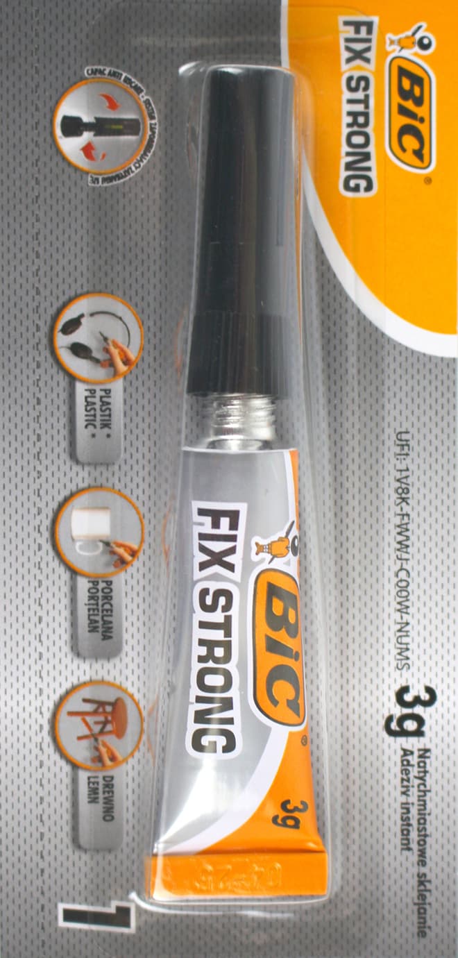 Суперклей "Bic" Міцна фіксація 3г(12)