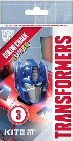 Мел цветн. "Kite" №TF24-077 3цветн. Jumbo Transformers(20)(120)