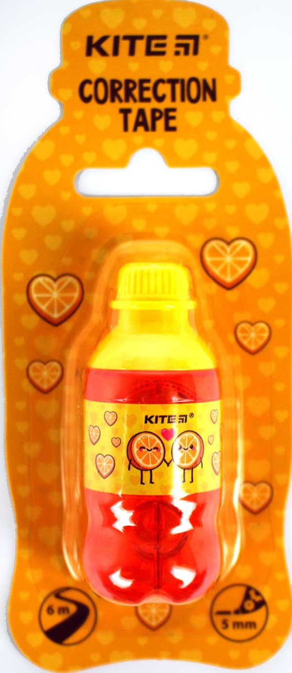 Корректор ленточ."Kite" 5ммх6м Orange №K24-007-1(12)(576)