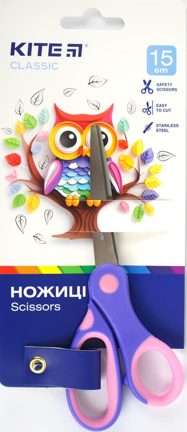 Ножницы дет. "Kite" №K-126-1 Classic 15см(12)(240)