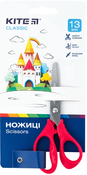 Ножницы дет. "Kite" №K-122-1 Classic 13см(24)(240)