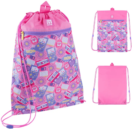 Сумка для взуття "Kite" Love is Love 1від.,1карм.№K24-601M-11