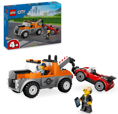 Конструктор "LEGO" City Евакуатор і ремонт спортивних авто №60435(6)