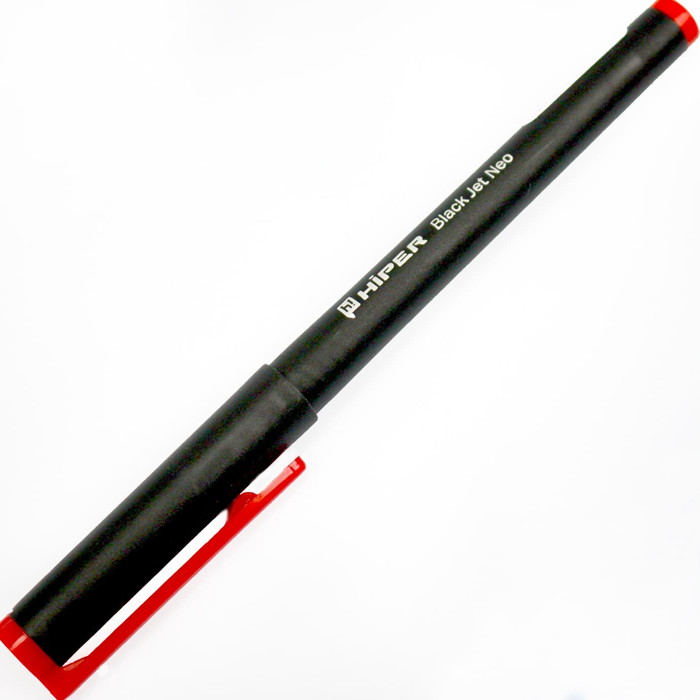 Ручка кульк. масл. "Hiper" №HO-150 Black Jet Neo 1мм червона(10)(100)