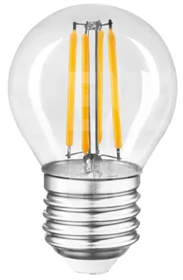 Лампа "Etron Filament Power" прозоре скло LED 1-EFP-1146 G45 12Вт 4200K Е27(10)