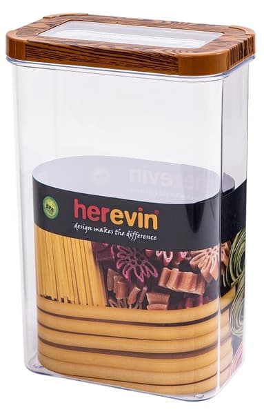 Контейнер для пищ. прод. пласт. "Herevin Wood" Transparent Lid 2,5л №161208-003(12)