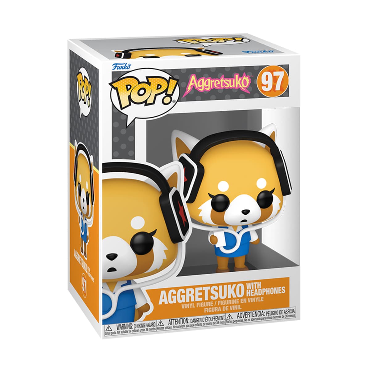 Фігурка FUNKO POP! cерії "Sanrio" - Агресивна Рецуко в навушниках №80392/Кідді Світ/(6)