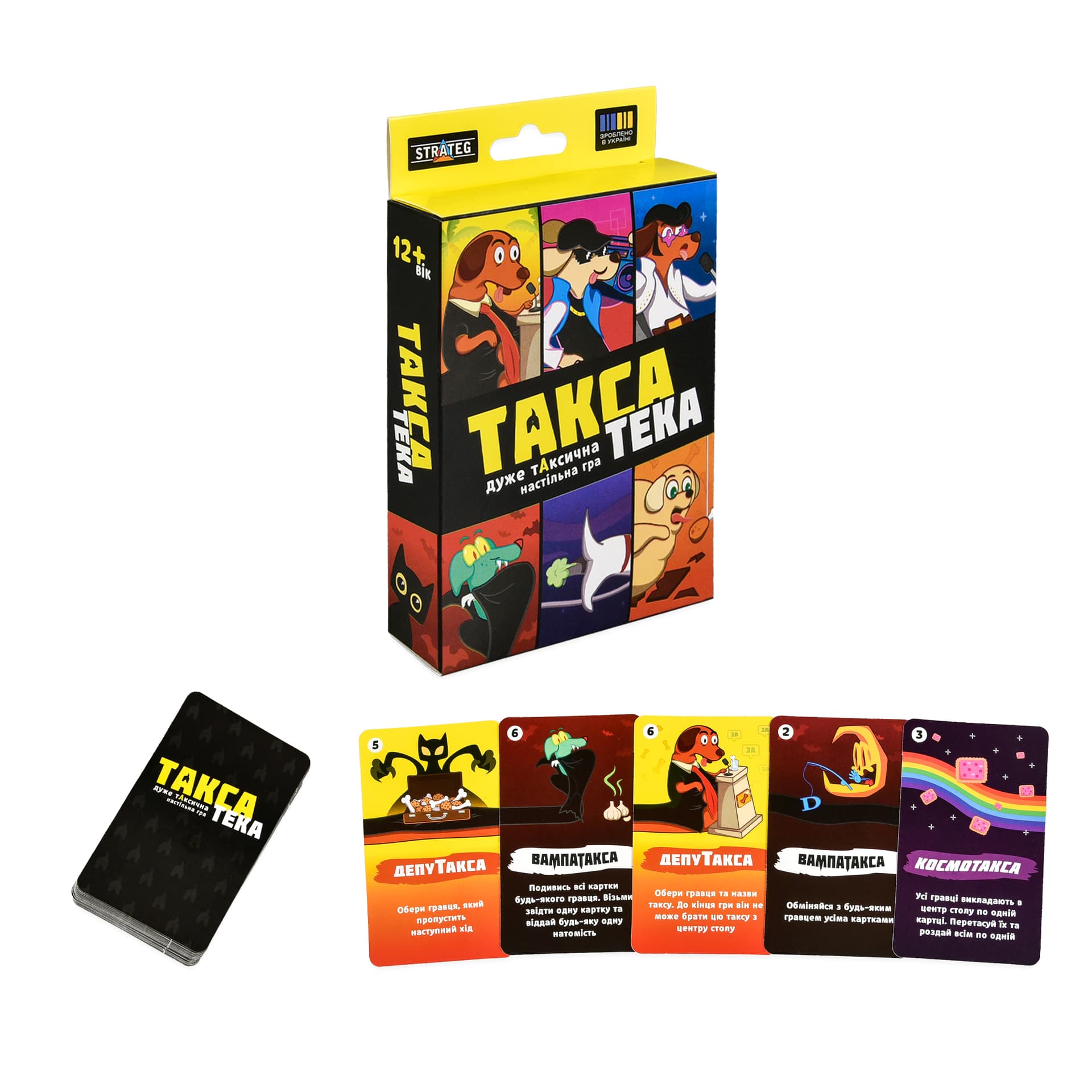 Гра наст. "Такса Тека" укр. №30941/Strateg/(62)