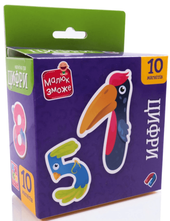 Набор магнитов мягких "Цифры" №VT3106-37(30)