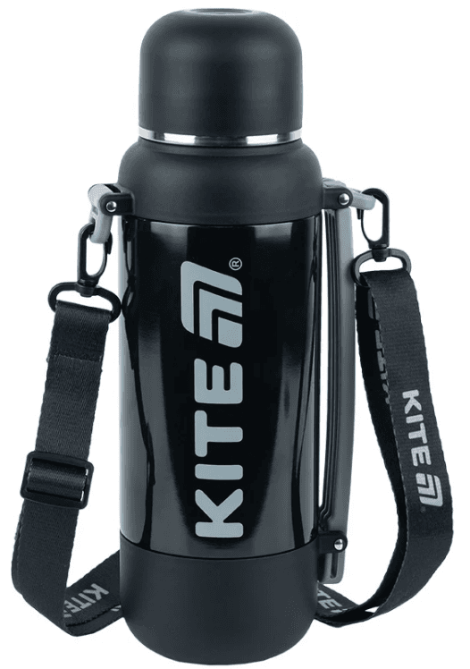 Термос метал. 1,2л "Kite" чорний №K25-1225-1