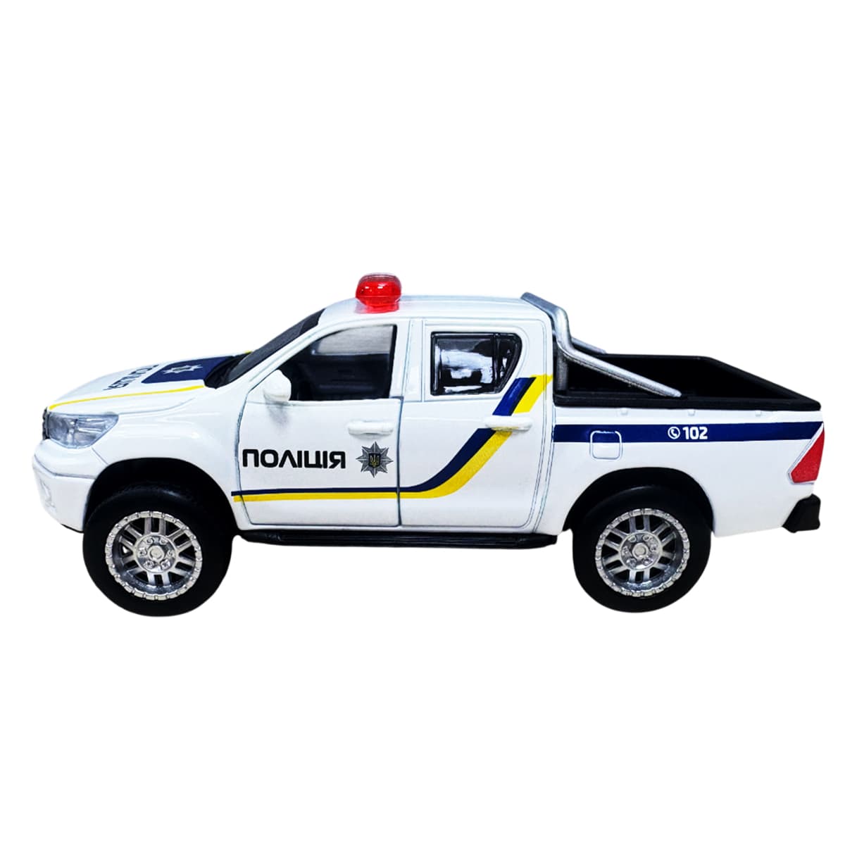 Автомодель "Technodriver" TOYOTA HILUX ПОЛІЦІЯ біла №KM250426/КіддіСвіт/