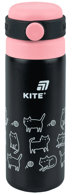 Термос 0,5л "Kite" чорний №K25-1222-3