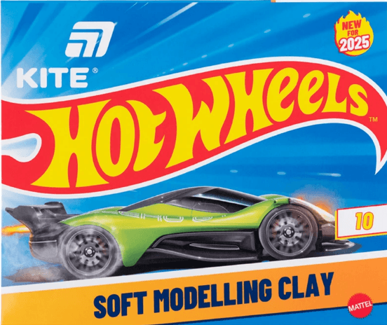 Пластилін "Kite" Hot Wheels 10 кольор. 200гр №HW25-084(45)