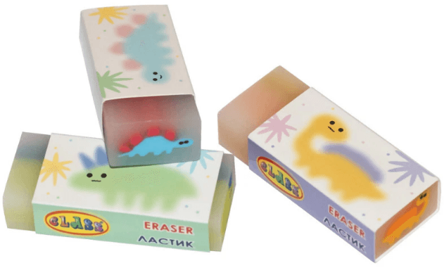 Ластик "Class" Eco-PVC,Dino №4988C(1)(40)(640)