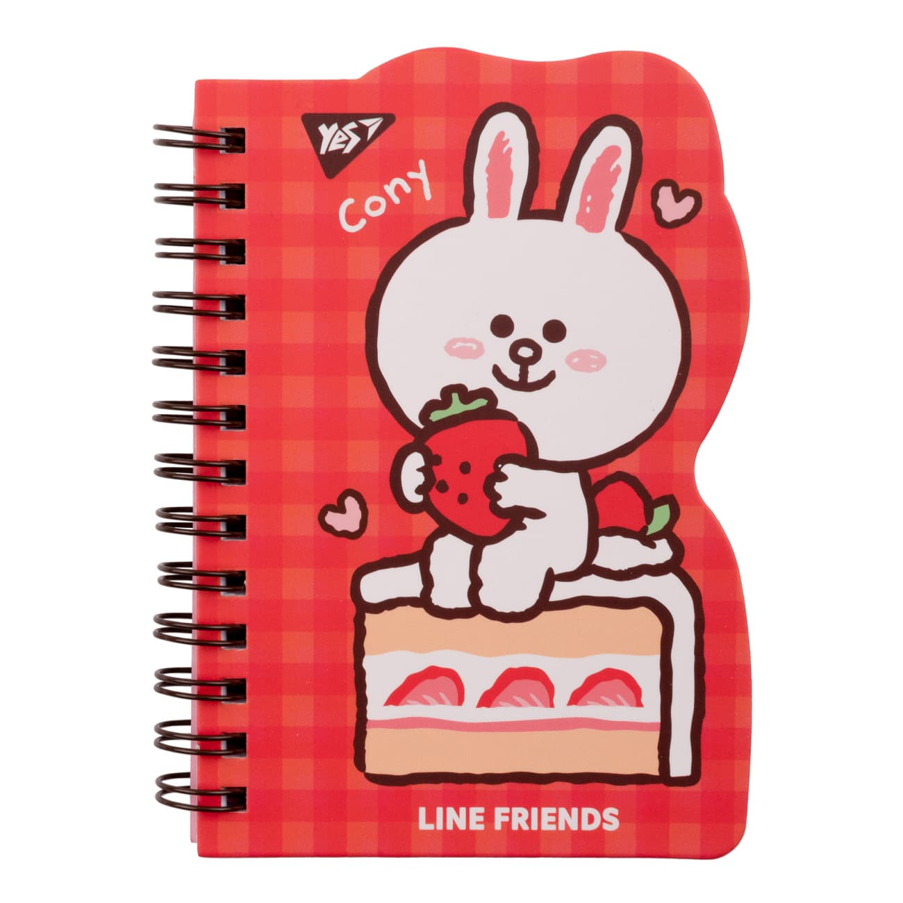 Блокнот пруж. В7 60арк. кліт. "Line Friends. Cony" №151807/Yes/(30)(60)