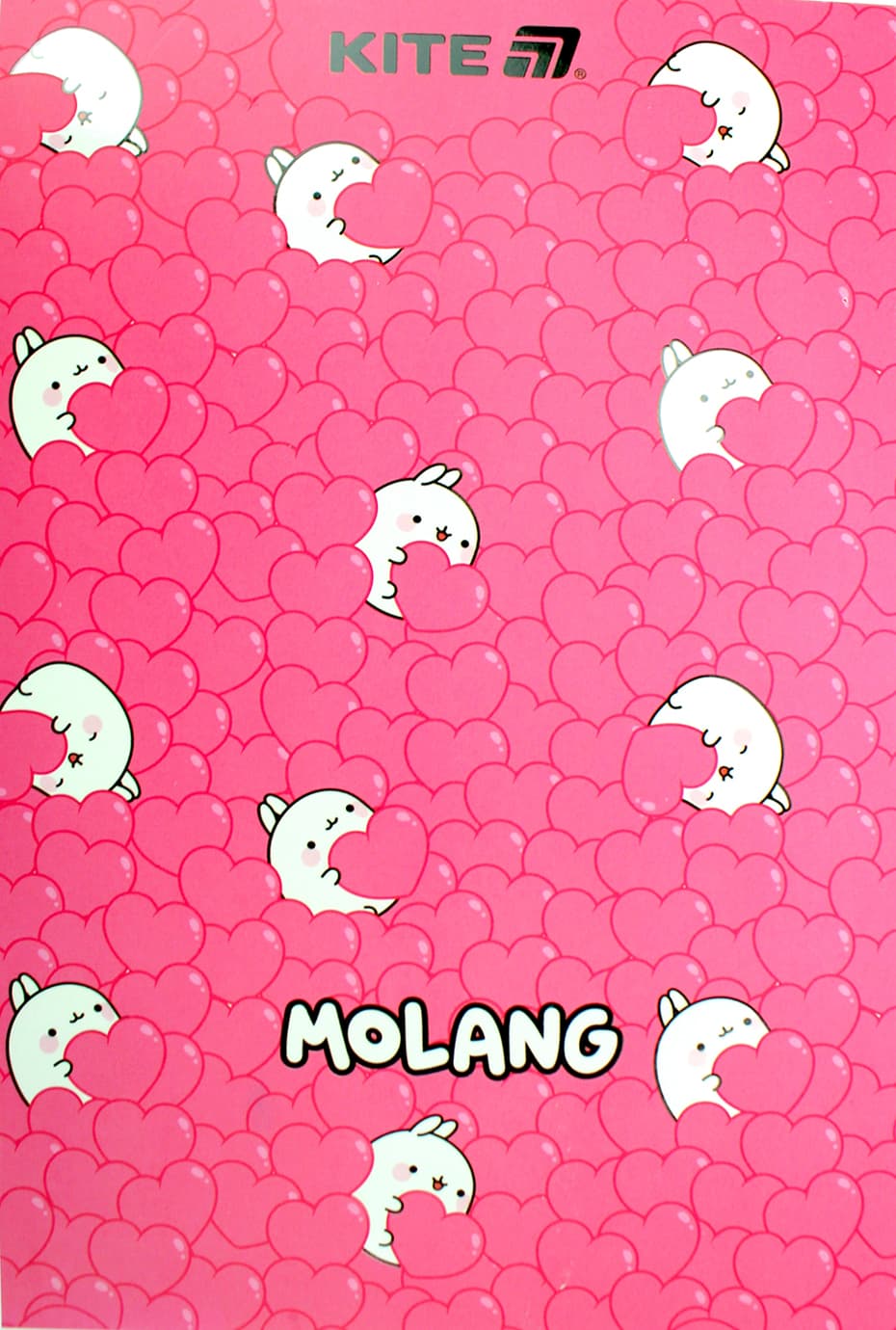 Блокнот А5 50арк. кліт. тв. обкл. Molang-2 №ML25-194-2/Kite/(10)