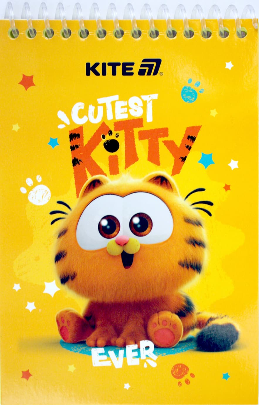 Блокнот пруж. А6 48л.б/лин. Garfield №GF25-196/Kite/(20)