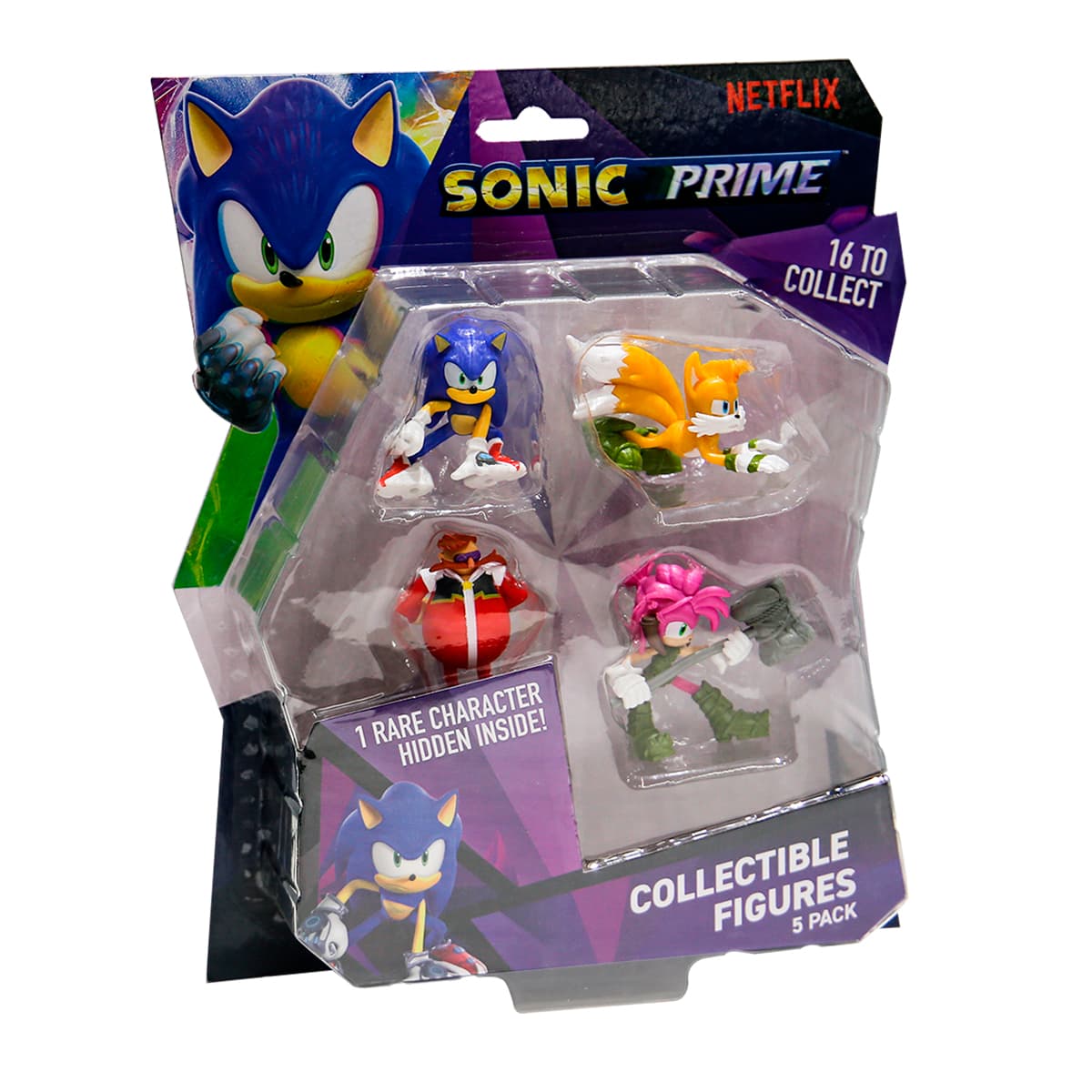 Набір ігрових фігурок "Sonic Prime - пригоди Емі" 5 фігурок 6,5см №SON2040C/Кідді Світ/(6)