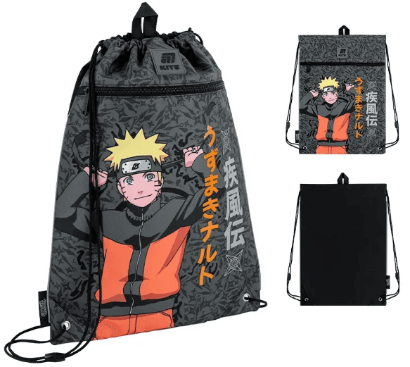 Сумка для взуття "Kite" 601M Naruto Shippuden-2 1від.,1карм. №NR25-601M-2(10)