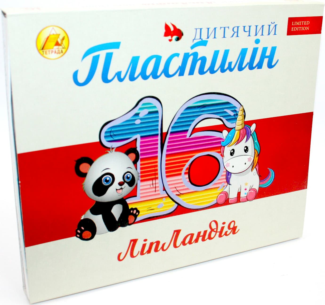 Пластилін 16 кольорів 320 гр Ліпландія/Пластіленд Тетрада (20)
