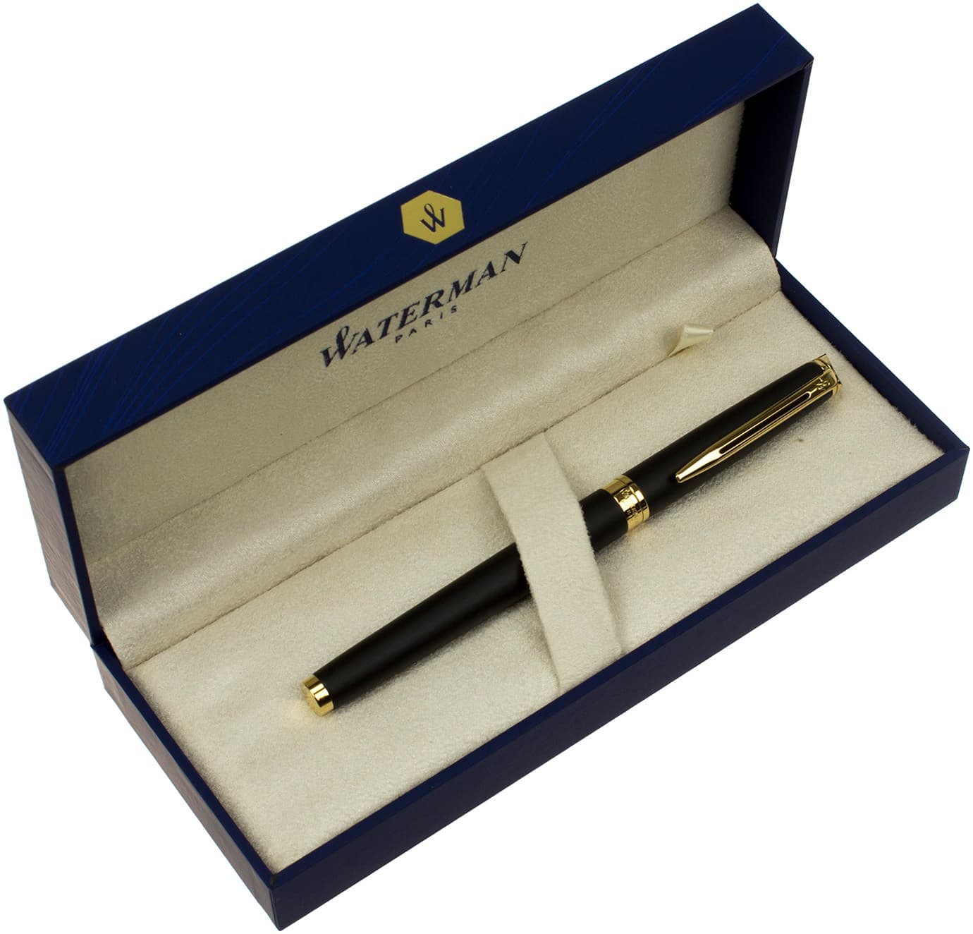Ручка чернильная Waterman Hemisphere матовая черная 12003