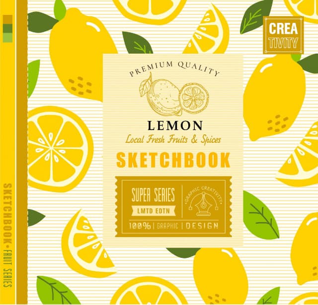 Скетчбук 36/120 В5 б/лін. мат. лам. №7БЦ/БК294/4/21524/Мандарин/(10)
