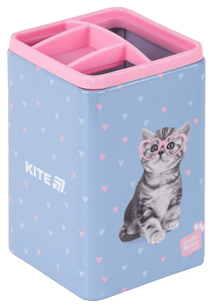 Стакан для ручок "Kite" №SP25-105 квадр. Studio Pets(12)