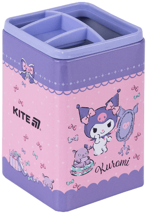 Стакан для ручок "Kite" №HK25-105-3 квадр. Kuromi(12)