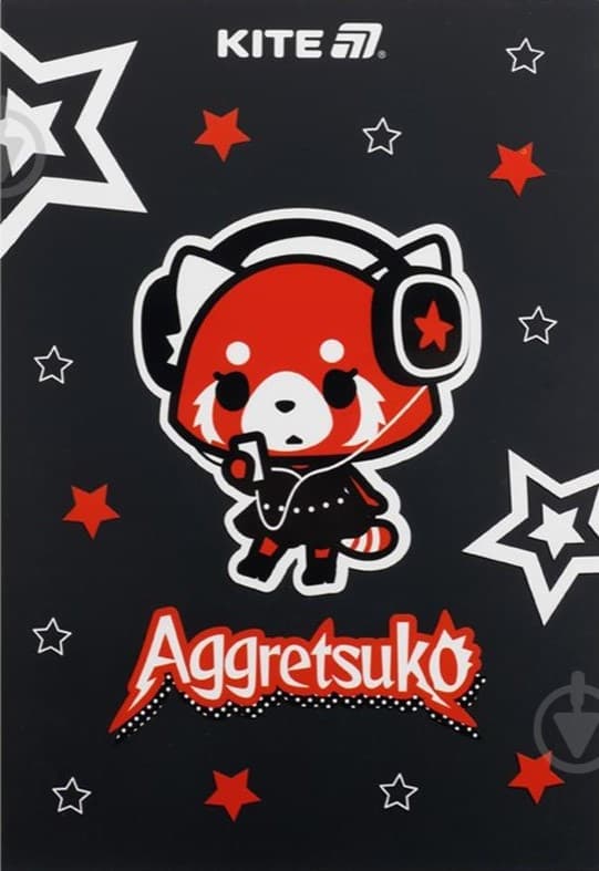 Блокнот А5 50арк. кліт. тв. обкл. Aggretsuko №AR25-194/Kite/(10)