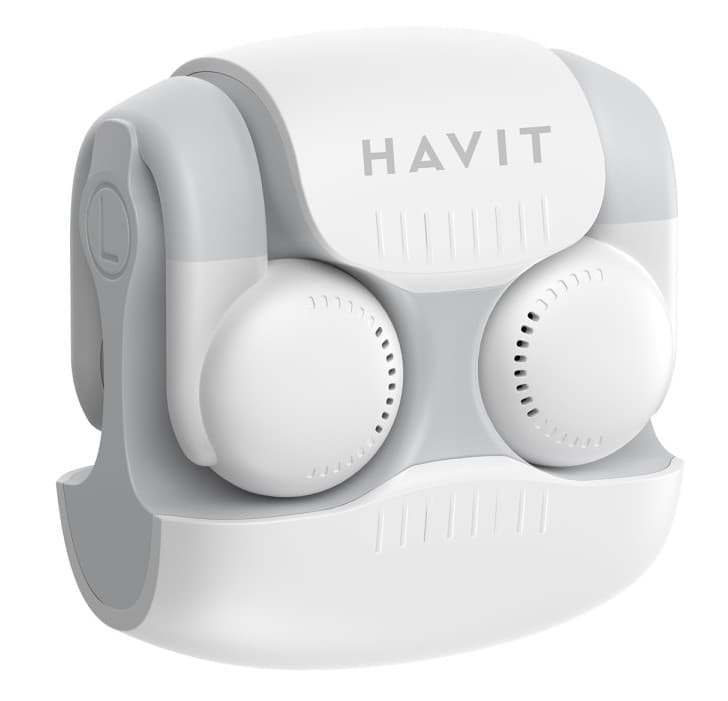 Навушники вставні Havit №HV-OWS907-GY tws кейс+зарядка+мікрофон BT grey